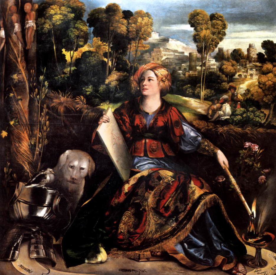 ドッソ・ドッシ 【 キルケ 】 1520 | 170 x 172 cm　｜ボルゲーゼ美術館、ローマ、イタリア