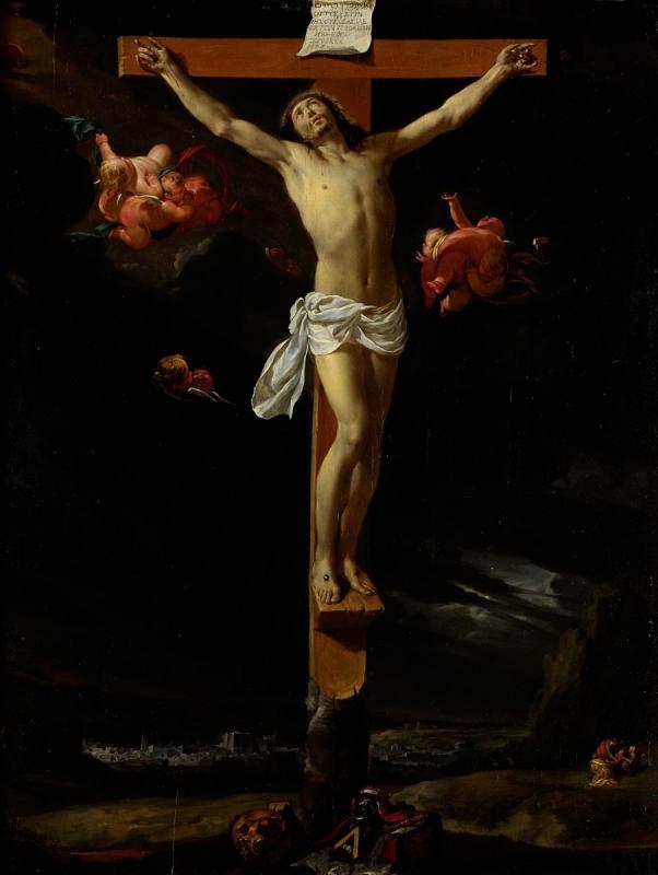 ル・ブラン　【キリストの磔刑 】 1637 | 52 x 40 cm ｜プーシキン美術館、モスクワ