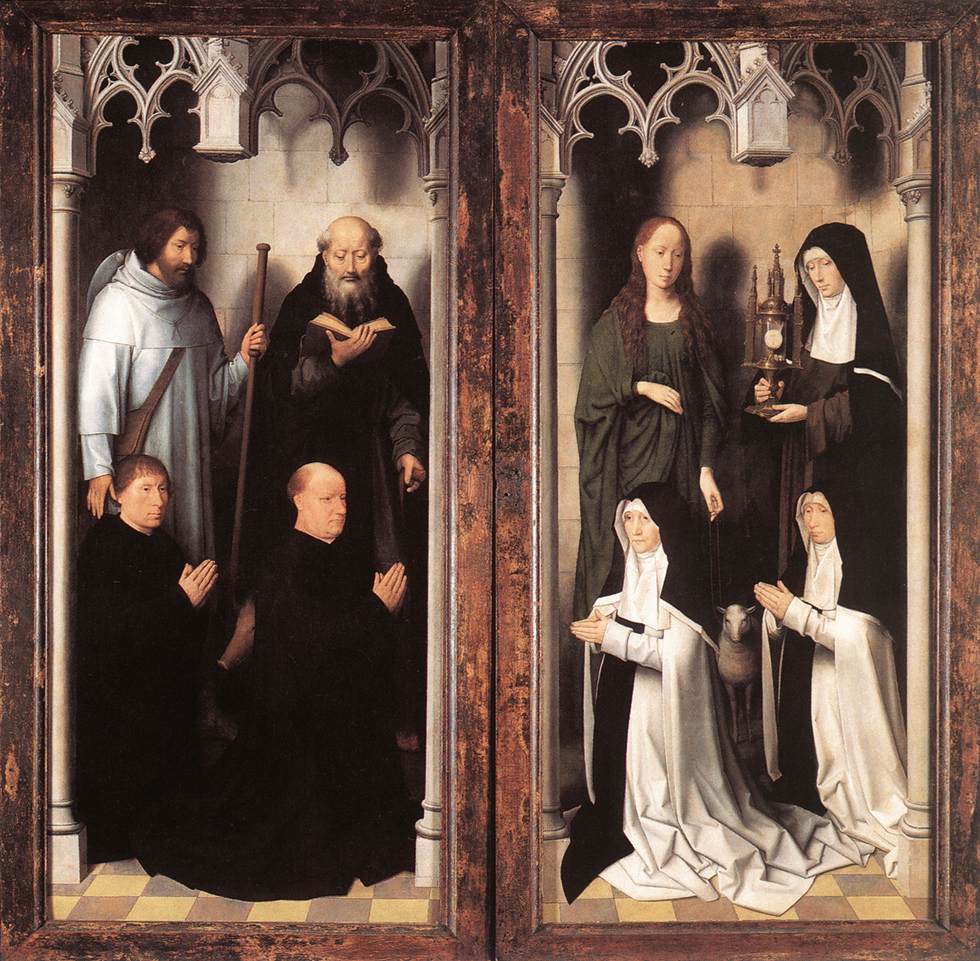  メムリンク　【 聖カタリナの神秘の結婚の祭壇画 】　1479　｜ メムリンク美術館（旧聖ヨハネ病院）、ブルージュ