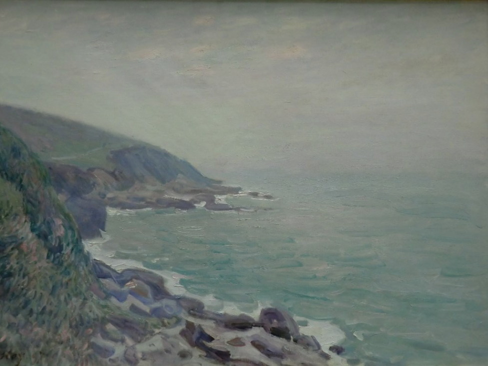 シスレー ｢霧の中のウェールズの海岸｣ 1897 ｜ 65.5 x 92 cm　|　ルーアン美術館、ルーアン、フランス