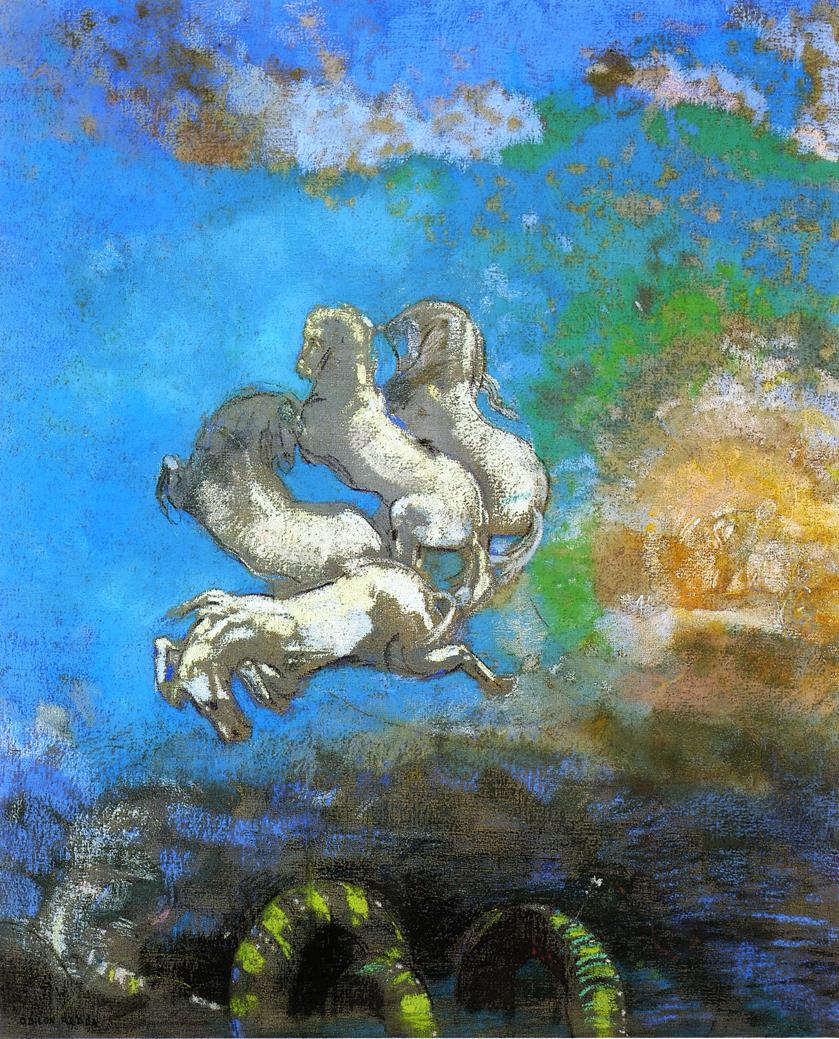 �I�f�B�����E���h���@�u �A�|���̔n�ԁ@�v�@�@1905-14�@�b91.5 x 77 cm �b�I���Z�[���p��